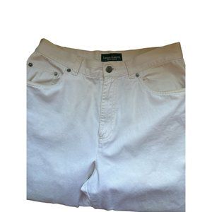 Lauren Jeans Co. cream pants size 8